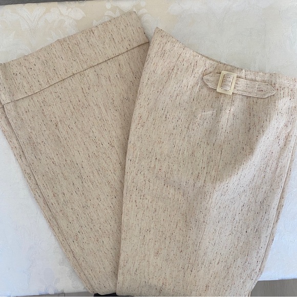The wright beige wide leg pants - Picture 13 of 15